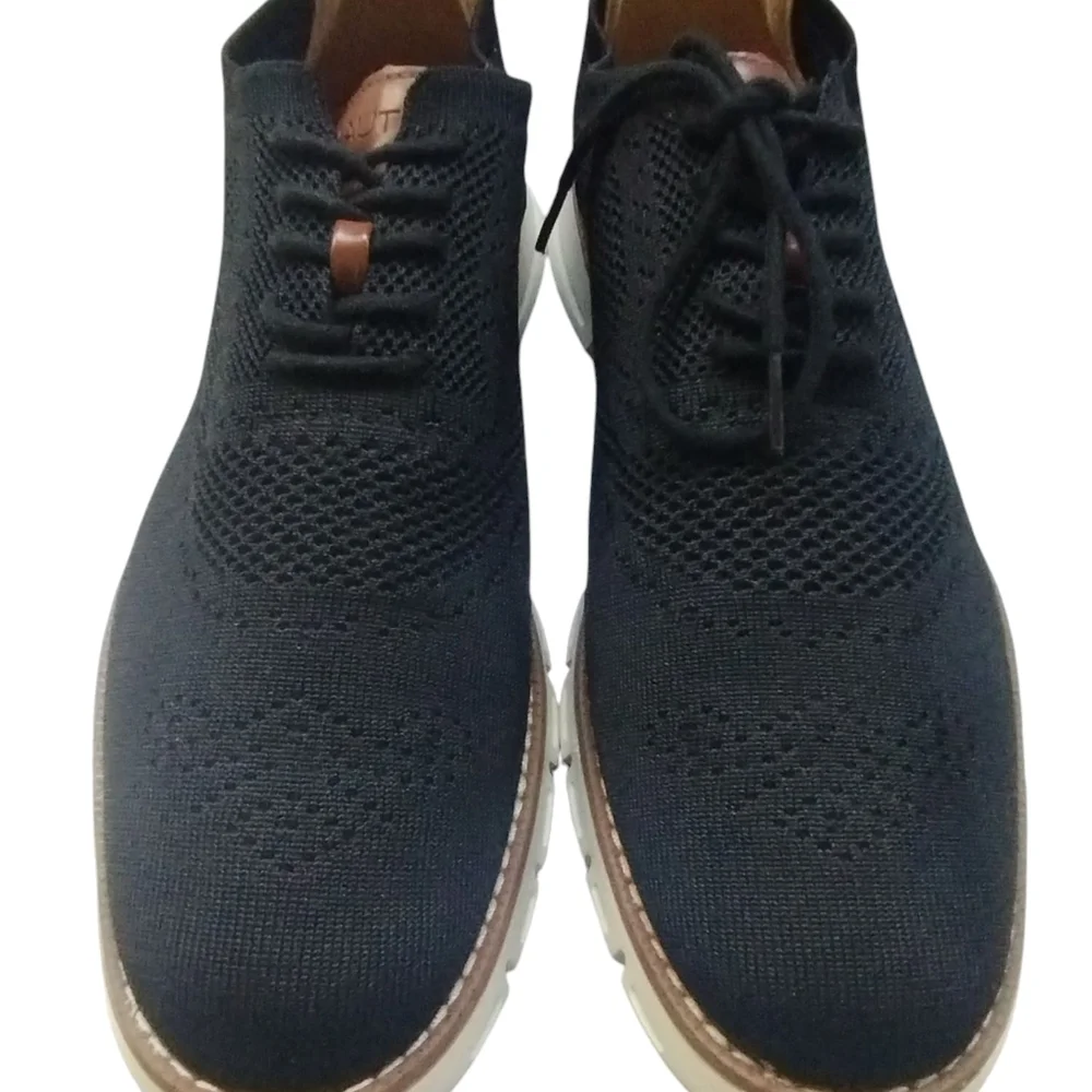Nautica Men's Knit Dress Oxford Dress Shoes Size 12 Breathable Stylish Lightweig